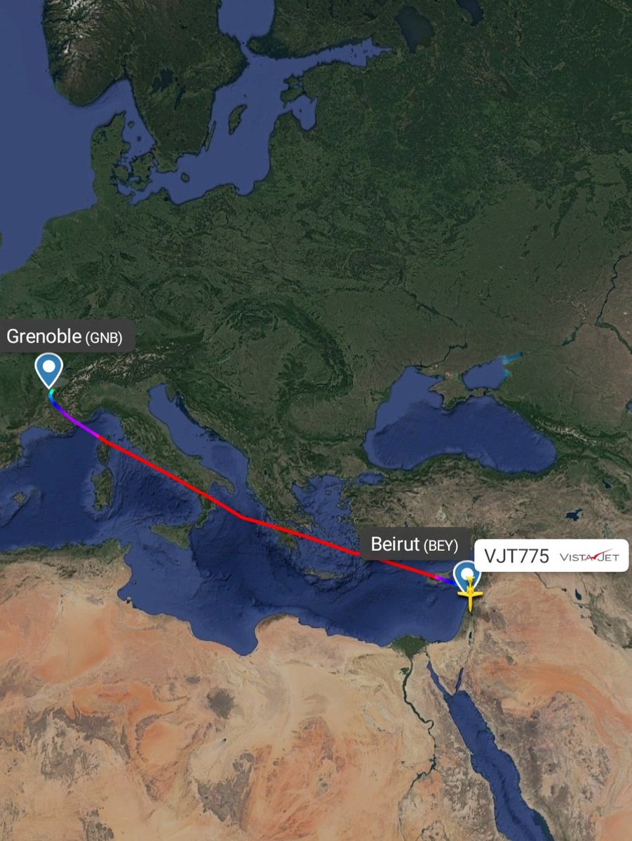 LebanonJets's tweet image. #9HIGH @vistajet #Malta arrived in #Beirut from #Grenoble Alpes Isère Airport then ended up in #Larnaca