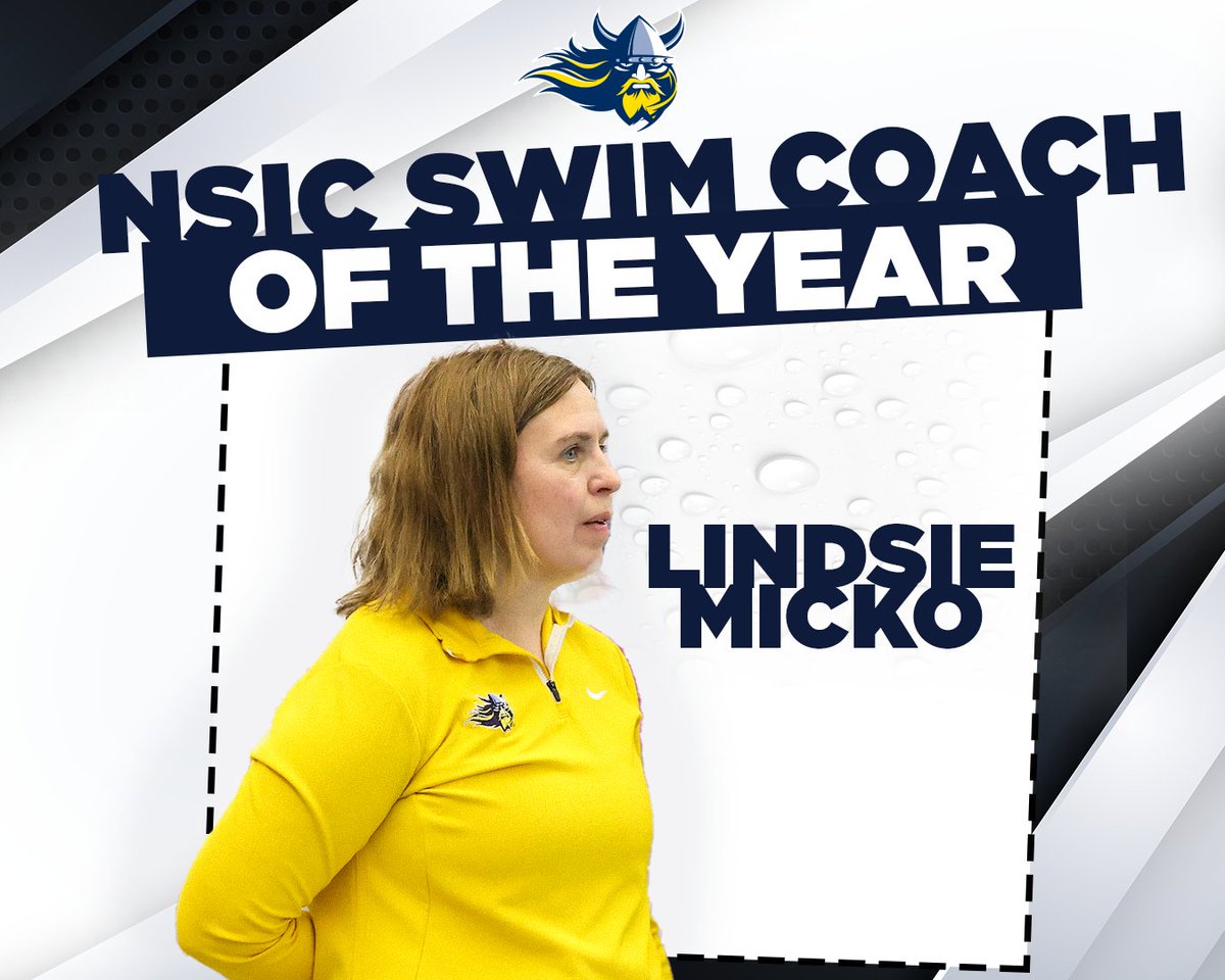 The NSIC Swim Coach of the Year,  <a href="/coachlindsie/">CoachLindsie Micko</a> 🏆

#BuildingChampions