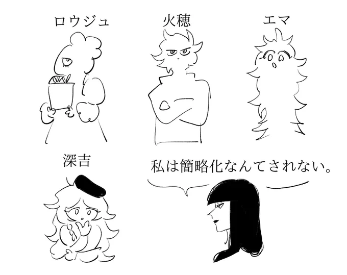 簡略化と抗い 