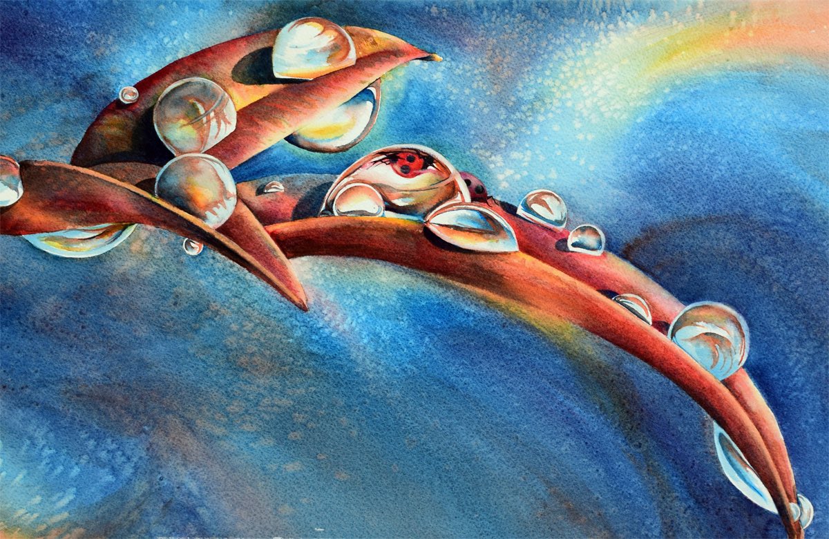 anjigrainger's tweet photo. So thrilled to find out that my painting “Hiding in Plain Sight” was juried into the Watercolor Society of Oregon spring experimental show. Many thanks to juror Vera Dickerson, for selecting my work! #bluepansycottagearts https://t.co/jXmFFXoiOP