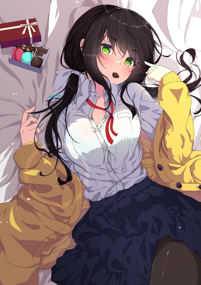 「幼馴染みの高峰さん4「…食べていいよ」#オリジナル 」|水瀬なみ🌊のイラスト