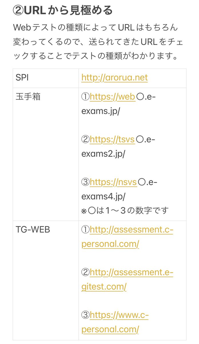 techsyu_main's tweet photo. 【必見】就活生がWebテストを見極める方法と主な種類 https://t.co/KlathkKhbO
