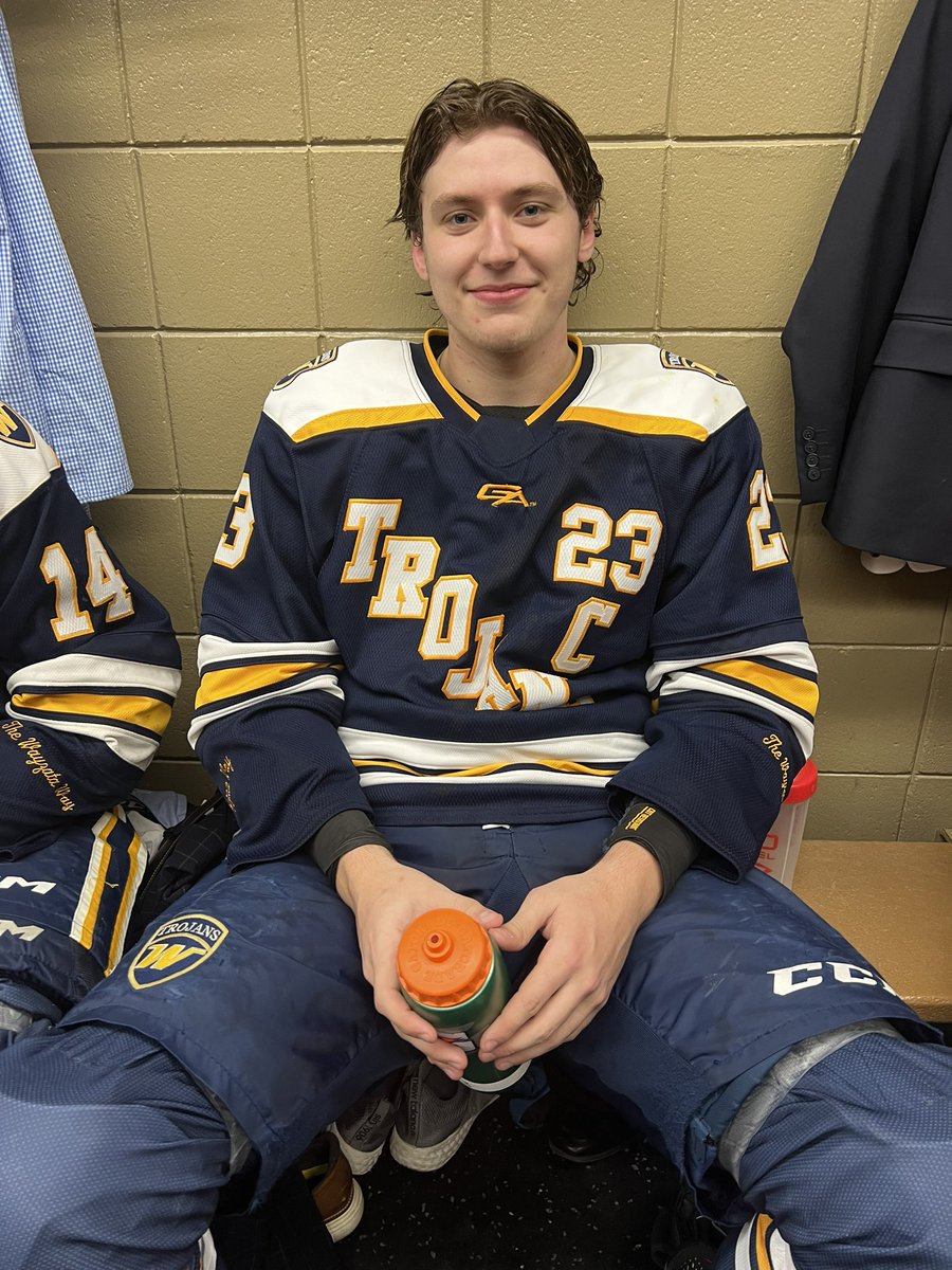 Player of the game Captain Justin Lesser! Welcome back!