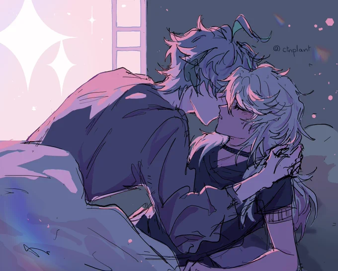 #cythamweek2023𓆩𓆪 day 4: "sharing a bed" 