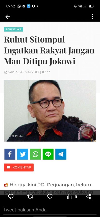 NohCeukenohhh's tweet photo. @ruhutsitompul @ruhutsitompul emang @jokowi percaya bacotan elu????? 

Kan elu dulu hobby hina @jokowi 
Awokwokwokwok https://t.co/UYYvoSkozV