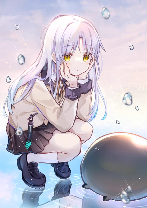 『ヘブンバーンズレッド』の応援イラストとして「立華かなで」を描かせていただきました!#ヘブバン1周年 を記念し、現在『Angel Beats!』とのコラボが開催中です!是非チェックしてみてください #ヘブバン #ヘブバンAngelBeatsコラボ 