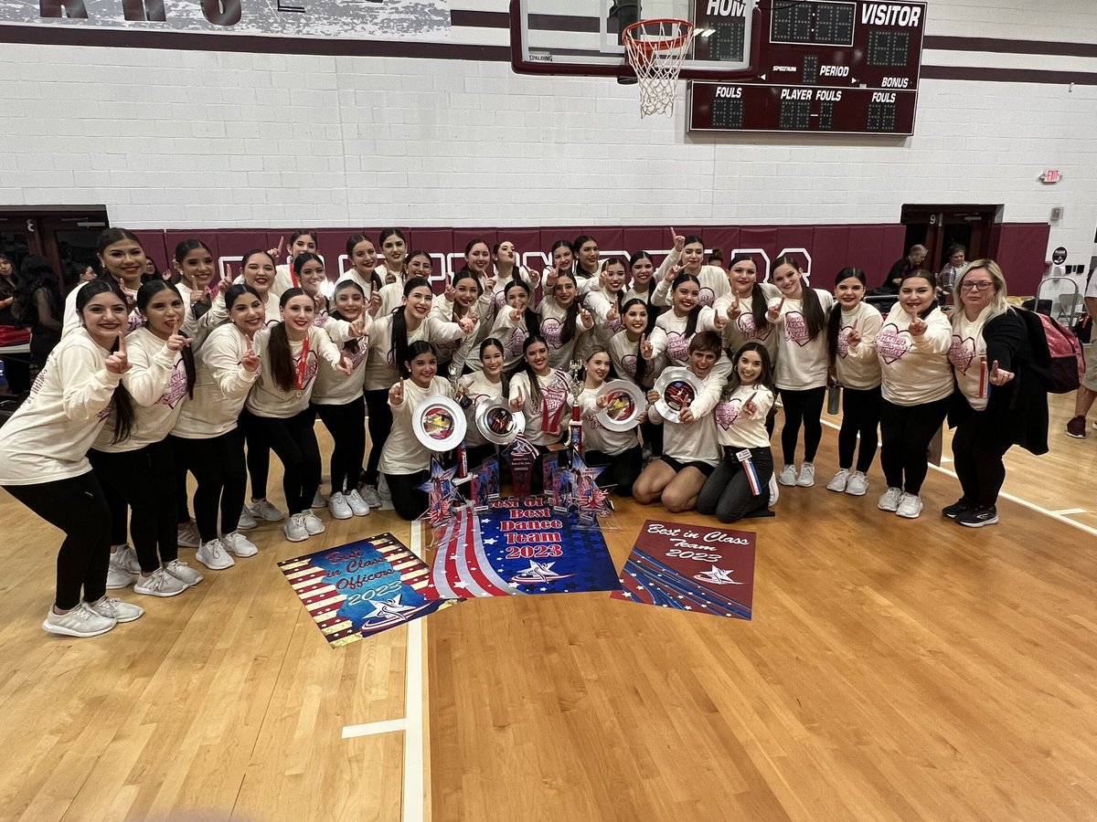 The Bearettes take the championship tonight ! Best of the Best Dance Team beating out all the dance teams in the RGV! W2G Bearettes! Congratulations to Director Monica Acevedo and Asst Director Patty Maynez ! 🐻🩰