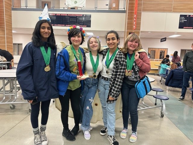 Sreddy1975's tweet photo. 1st place &amp; TWO Spirit of DI awards for this @LeanderISD team from #CedarparkMS &amp; #RBMS at the @HeartOfTXCPSO tournament! These girls have exemplified everything about teamwork &amp; spirit. Thank you @kanesclass,for always supporting them! #cedarparkMS #idodo #destinationimagination https://t.co/jnKXa8hB22