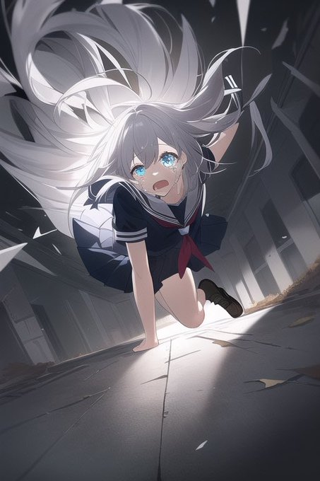 「AIはコケる絵が描けない」
AI 