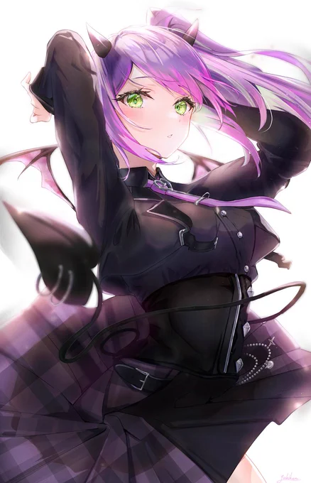 制服トワ様(背景透過)#TOWART 