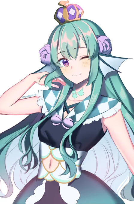 warmup!!! bc i miss her ;w; #Finanart 