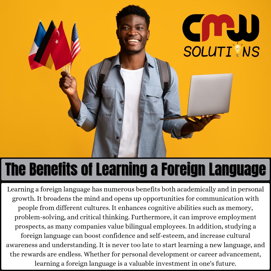 CalimakWeb's tweet photo. The benefits of learning a foreign language.....🌏

#calimakwebsolutions #ilovemyjob #studyenglish #lovemyjob #myjob #educationaltoys #jobb 
#instajob #studying #studytips #studyhard #studygram #job #jobsearch #internship2023 #naukari #studywithme #education #study #jobs #dayjob https://t.co/AbFIuhOr9T