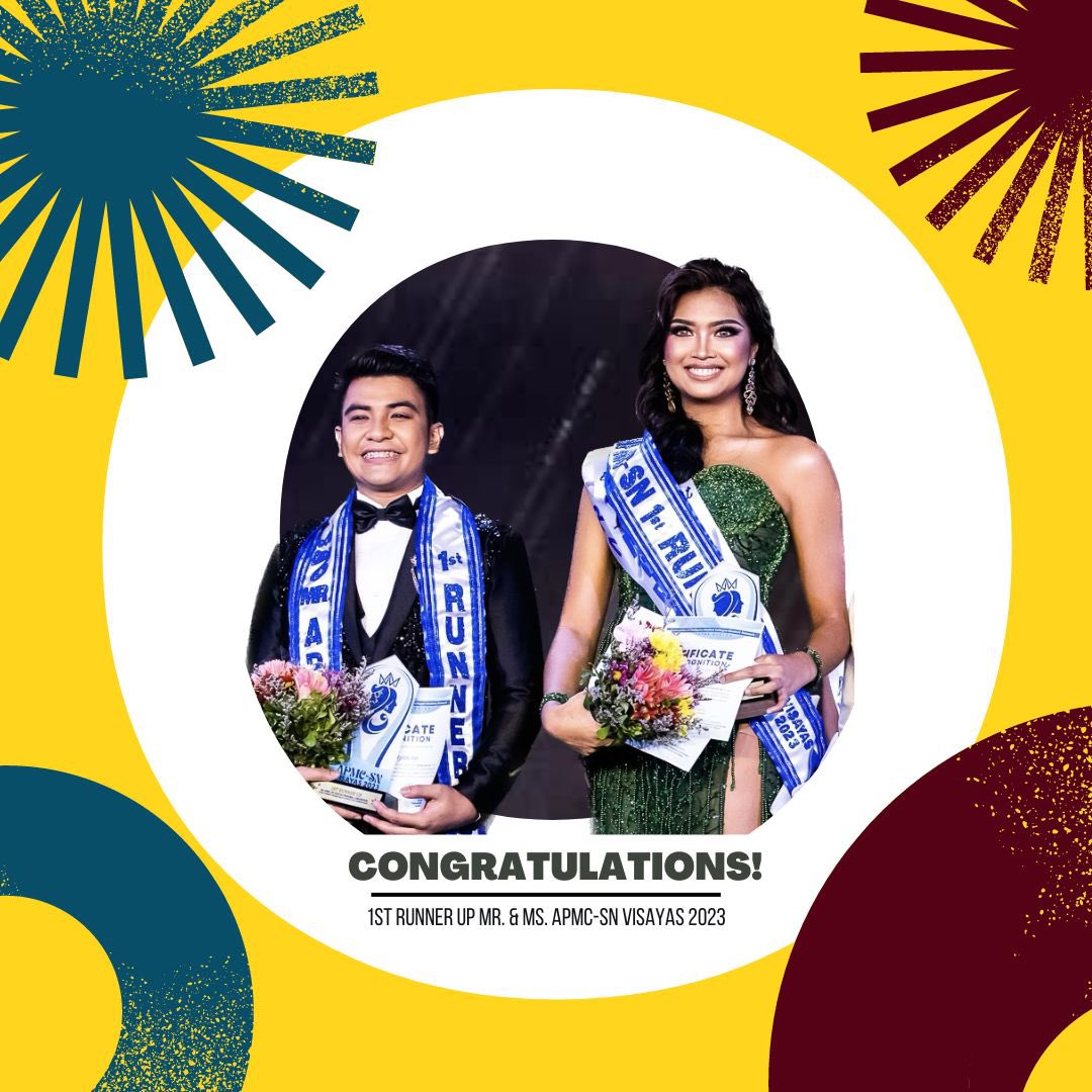 aureum2025's tweet photo. Congratulations to our Teb and Shai for winning 1st Runner Up at the Regional Mr. and Ms. APMC-SN Visayas 2023. We are immensely proud of you both! 💛

#GetGetAu https://t.co/YeF5KfegBq