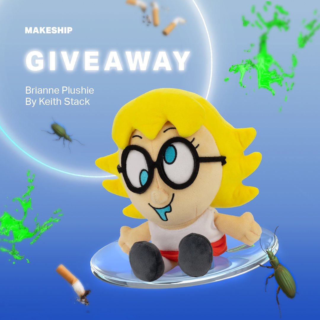 Hotchie motchie, it is GIVEAWAY TIME, folks!! You could win 1 of 2 Brianne Plushies!! Zoinks!!!!

How to enter?

1. Follow 
@makeship
 and 
<a href="/keithjohnstack/">KEITHSTACK.COM</a>
 
2. Retweet this post

Giveaway ends Feb 15th at 2pm (ET). Goooooood luck!!

Feel free to edit this text to match your voic