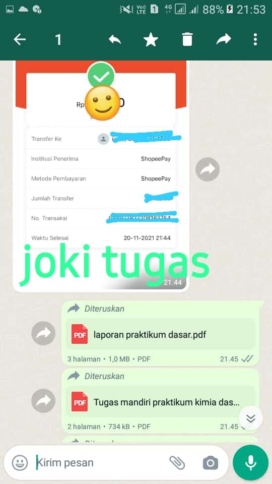 2Turyami's tweet image. Bismillah 
Hai... Aku open jasa joki tugas dan Pembuatan CV harga mulai 3ribu saja say murah dan yg pasti amanah yah 
Wa 089655411788
#zonauang #jokitugas #Lamarankerja