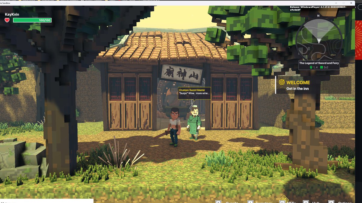KK_vill's tweet photo. @TheSandboxGame I found the abandoned house in The Legend of Sword and Fairy! ⚔️ #LunarNewYearTSB https://t.co/a0N5RopihJ