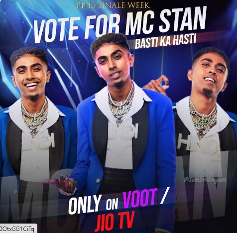 ItsTeamMCStan's tweet photo. Guys! Last 3 hours left please give
Your 100% in voting dont stop until 12PM lets do it for #MCStan and make Him win with huge margin give your Best Its now or never put in all the Efforts one last time & focus on voting
#MCStan𓃵 #VoteForMCStan
#BiggBoss16 #BB16 https://t.co/UxhiJo1zxB