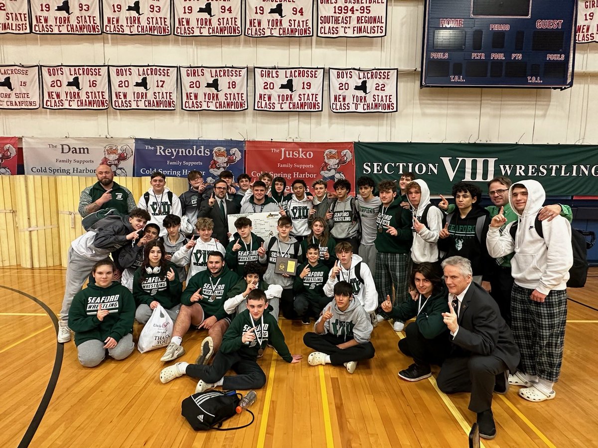 The Vikings continue to roll, winning the Nassau County Divison II Wrestling Championships!