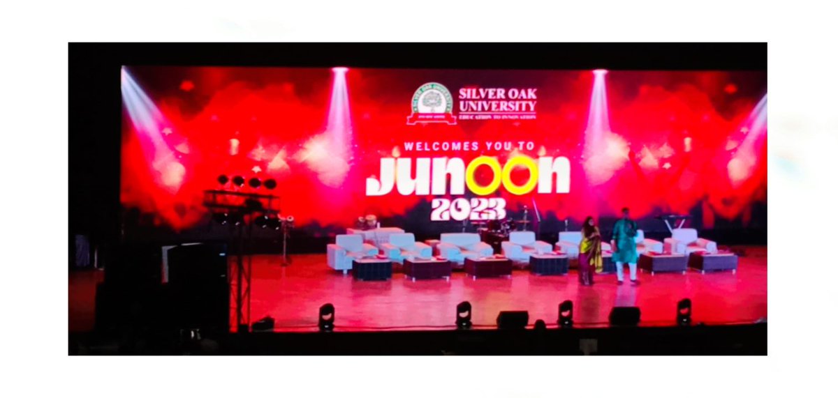 JUNOON gone to be super enjoyable and full of excitement for me and everyone, I love it😘
#junoon2023 #junoon #silveroak #silveroakuniversity #iloveit 
@SilverOakUni @RakeshM18967229