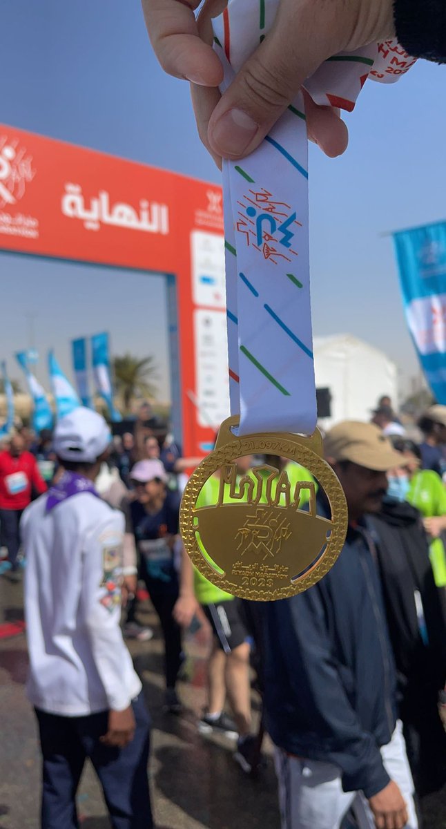 Azizbogme's tweet photo. مشاركتي في مارثون الرياض 2023النسخة الثانية كانت تجربة اكثر من رائعة من جميع النواحي خصوصاً التنظيم. https://t.co/pbmYyCVdjw