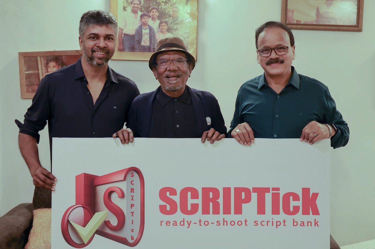 Congrats & best wishes to @dhananjayang sir @madhankarky @karundhel 
@onlynikil & Team @ScriptickIndia for launching India's first script bank . A very good initiative 👏👏 #SCRIPTick

Visit:
scriptick.in for more on it