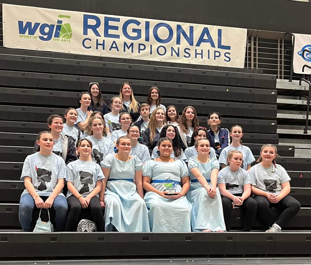 LHS_Marching's tweet photo. Congratulations to our Winter Percussion for a 3rd place finish in Albany and our Varsity and JV Winterguards for becoming WGI Regional Champions in both of their classes! @LCSDOfficial @LCSDFineArts @BrettRWoodcock @MrLawrence_LCSD https://t.co/3vgQDDWWD6