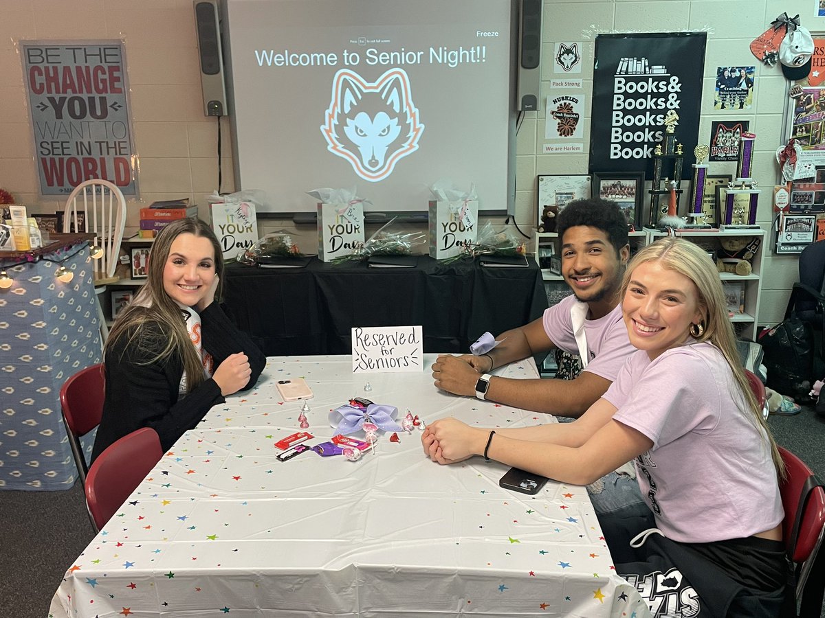 Happy Senior Night to Kyley, Bre, and Aaron!! Love you all! 🖤🧡
