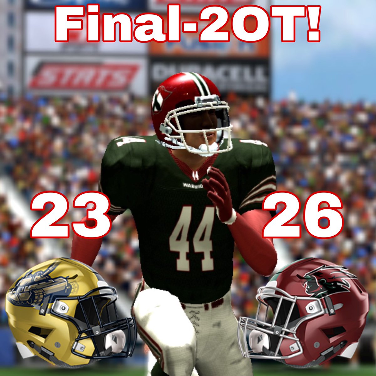 SFLAztecs's tweet photo. What. A. Game. 
@simulationfl #AztecEmpire https://t.co/GsvWQEACZo