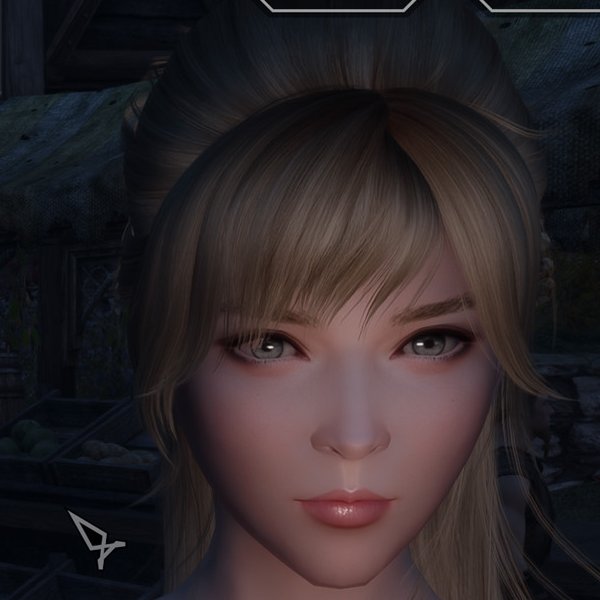 スカイリムSEをプレイしよう～13😉
ENBやら体型やらテクスチャやら基本を変更しまくってキャラの見た目が初期と変わってしまったので大雑把な顔を久し振りに修正。
左が初期、右が修正後。
少し可愛くなる。🙂
ただ修正すると顔を小さくしていく癖があるのでちょっと体とのバランスが悪くなる…😑 