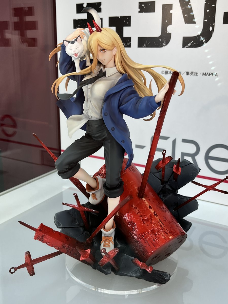 Power &amp; Nyako (Meowy) from Chainsaw Man by S-FIRE!!
#ChainsawMan #AmiAmiLive #WF2023W