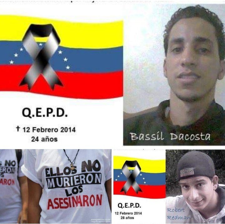 Ellos no murieron, ellos fueron asesinados por el Régimen Chavista Madurista corrupto, narcotraficante, asesino y genocida..... Régimen asesino....