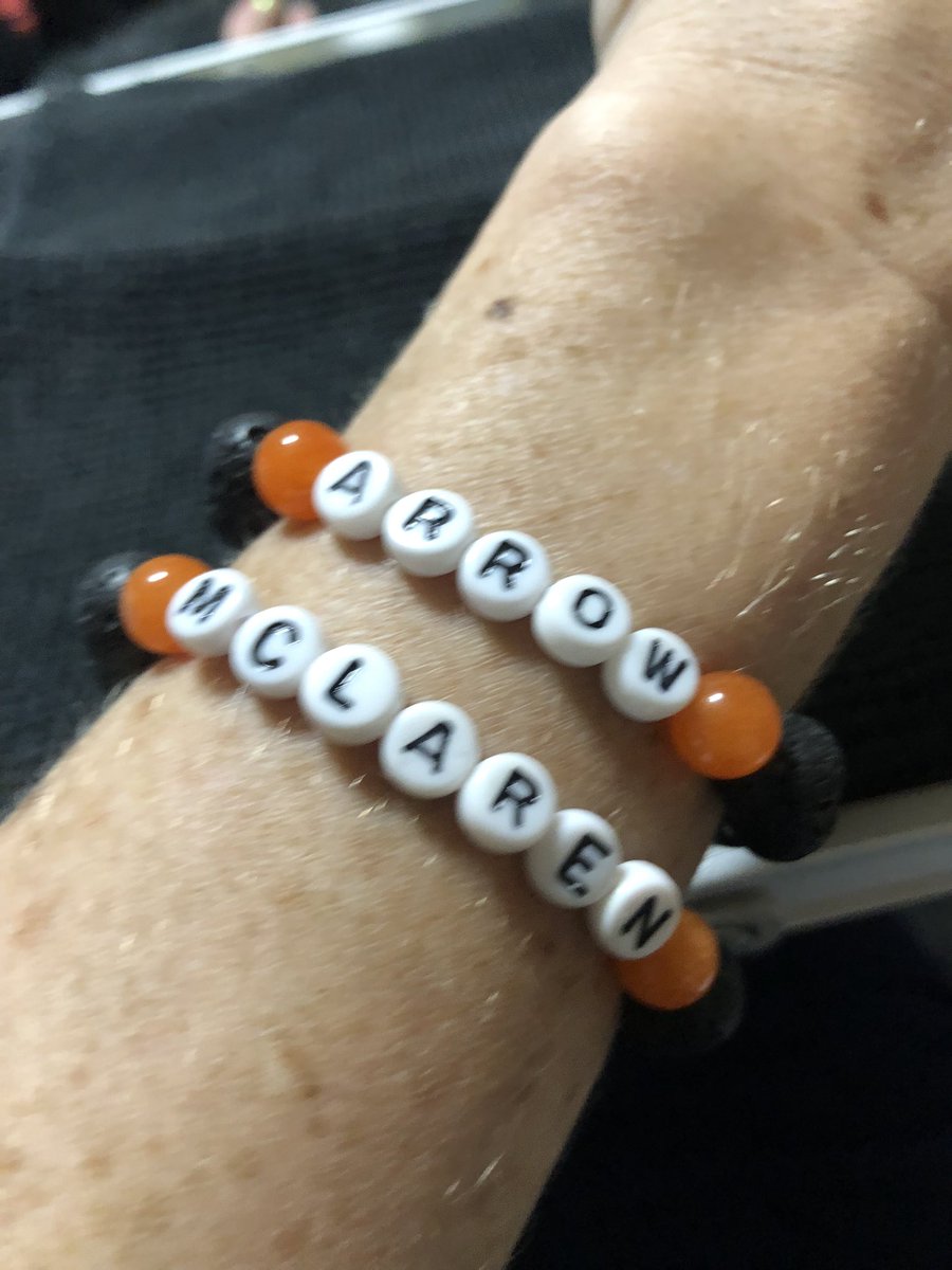 Andreadn34's tweet photo. New @ArrowMcLaren @PatricioOWard @FRosenqvist @AlexanderRossi Gemstone Bracelet set 😊 Made with Red Aventurine &amp; Natural Lava Stone 🧡🖤🧡
#ArrowMcLaren #McLaren #PO5 #FR6 #AR7 #McLarenCreators #BelieveInMcLaren #FansLikeNoOther https://t.co/UBVfy2rSpI