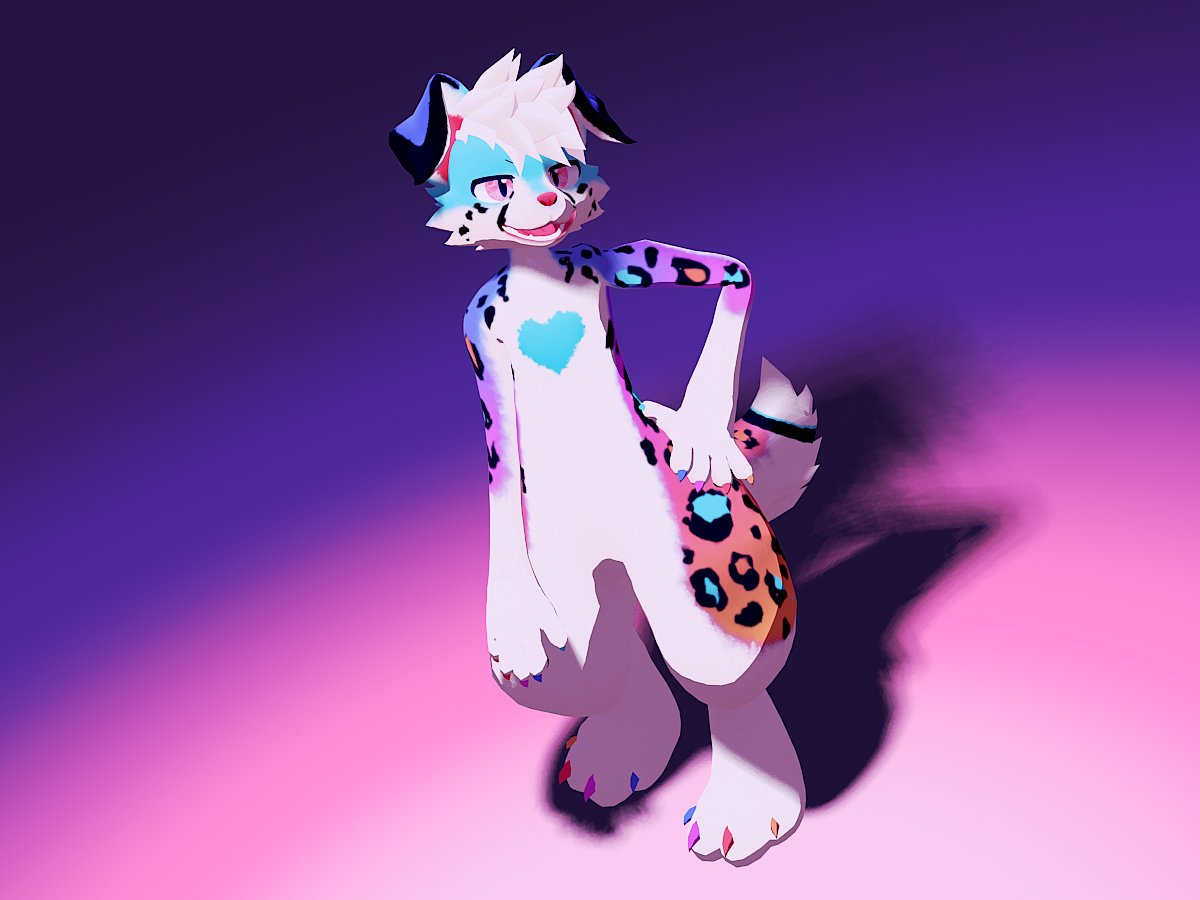JAYED_VRC's tweet photo. my latest commission for @awesomebunny353!!!! probably the best avatar I have ever made I'm really proud😁 #VRChat #VRCregulus #furry https://t.co/37wt5nhEqt