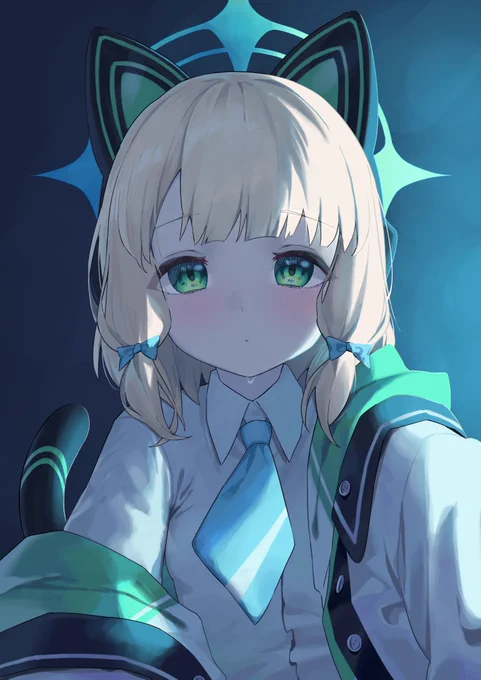 #ブルアカ 先生、もう寝てるのかな 