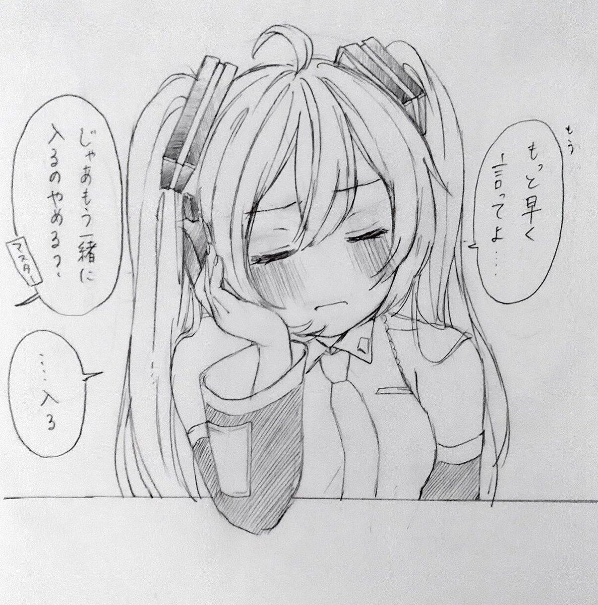 お風呂に入る初音ミクという概念 