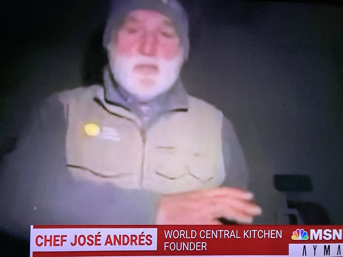 From day 1, ⁦@chefjoseandres⁩ and #WorldCentralKitchen were serving food in earthquake ravaged Turkey and Syria. These folks deserve our support.