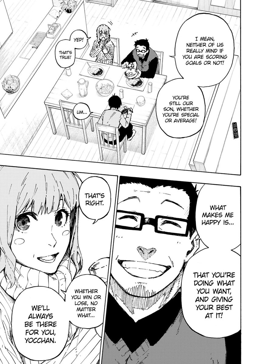 itoshies's tweet photo. bllk 206

i'm really liking this hiori-isagi parallel. both of their nicknames are yochan + the way their parents behave is just the total opposite of e/o. isagi's parents telling him to live his life however he wants while hiori's are controlling his life the way they want to https://t.co/Q64KE1ODxi