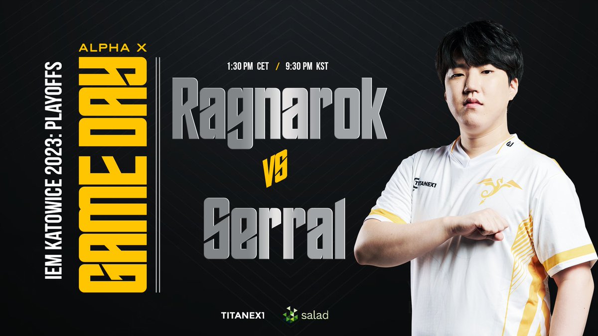 🔥In a couple minutes @aX_Ragnarok will face Serral in a Bo5! Let's support Ragnarok in this round! 🙏 Go go Ragnarok! twitch.tv/esl_sc2