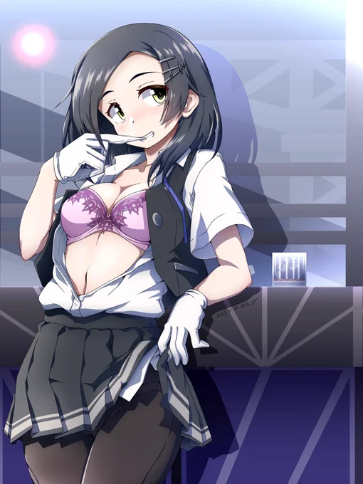 今日はブラの日ですたか(*'ω`*)ブラヨリパンツガオオイ... #ブラジャーの日 