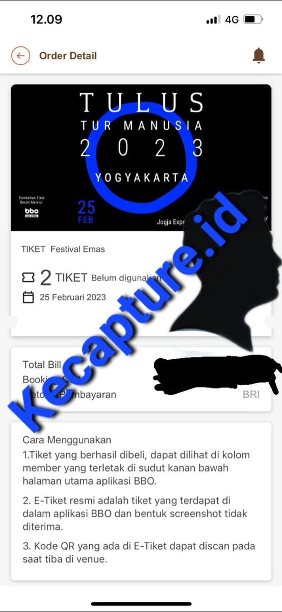kecapture_id's tweet photo. WTS 2 tix festival emas Tulus tur Manusia Yogyakarta, harga norma + fee terserah, yang mau boleh DM untuk proof, dll ☺️

#TulusTurManusia 
#Tulusturmanusia2023 https://t.co/h7dbhadH9z
