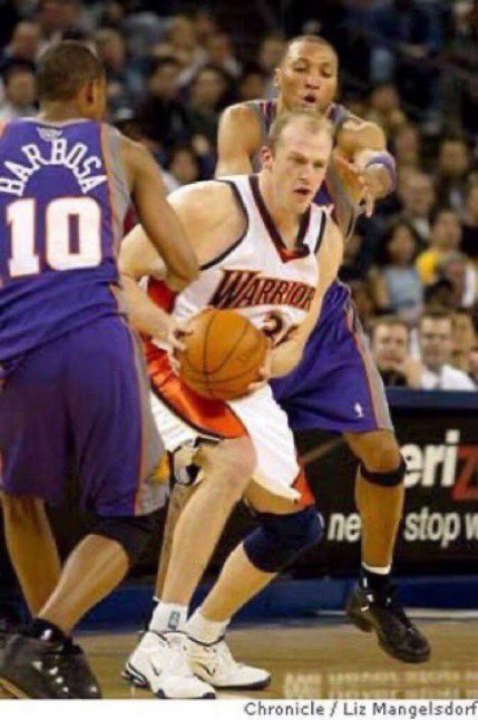 2/11/2004 – Brian Cardinal scores a personal-best 32 points to lead the Warriors past Phoenix 110-99.