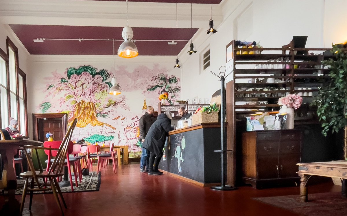 <a href="/downward_paul/">Paul Downward 🇺🇦🇪🇺🇬🇧 #StandwithUkraine</a> <a href="/AmigoniDavid/">David Amigoni</a> <a href="/LouMacari10/">Lou Macari</a> <a href="/MacariFDN/">MacariFoundation</a> <a href="/annharvey22/">Ann Harvey @annharve</a> <a href="/thecafefenton/">The Cafe Fenton</a> <a href="/CentreSpaceArts/">CENTRE SPACE ARTS CIC</a> <a href="/CentreSpaceArts/">CENTRE SPACE ARTS CIC</a> and I were  there at <a href="/FentonTownHall/">Friends of Fenton Town Hall</a> in the corner spot trying to work out how to record our selves (mixed success) for a podcast. When I get it all working I would like to record you in conversation.