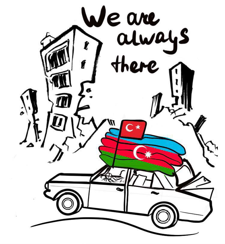 bemer_bahar's tweet photo. The Azerbaijani talent edited the insulting caricature of @Charlie_Hebdo_ about the #TurkeyQuake.
Well done.👏🏻🇦🇿❤️
#Türkiye, hər zaman sizinləyik!✊🏻🇦🇿🇹🇷 https://t.co/BBcylleKEh