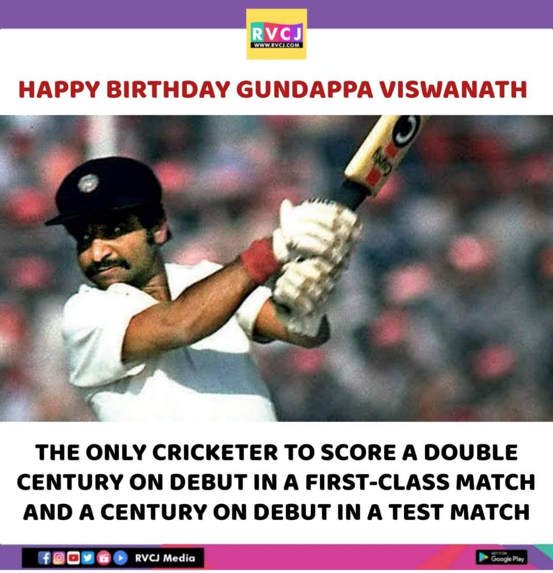 Happy Birthday Gundappa Viswanath! 
