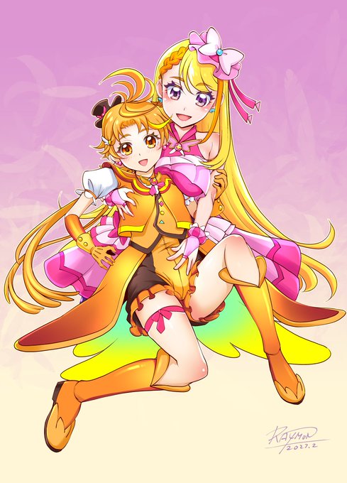 はぁはぁ
まずはコレで

#プリキュア
#キュアウィング 
#キュアバタフライ 