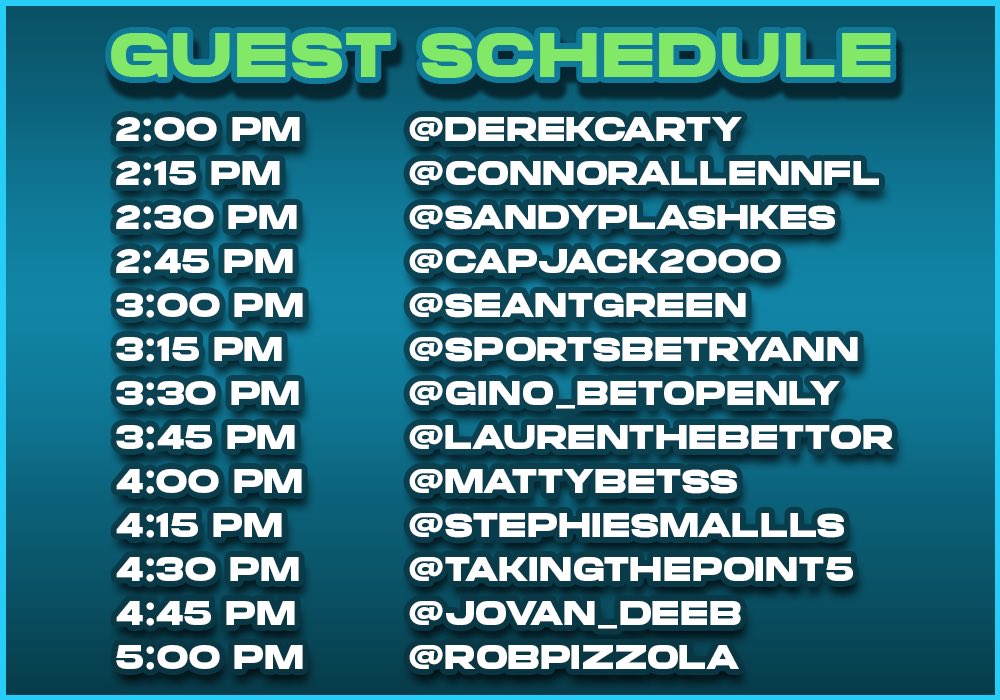 CapWize's tweet photo. Hereβs the guest schedule for our #SuperBowlSunday Stream π
Who are you excited to see on stream?
Join us starting at 10am EST
πΊ https://t.co/zKh5Xdswf4
#SuperBowl #SuperBowlLVII https://t.co/LTU9P6N2Db