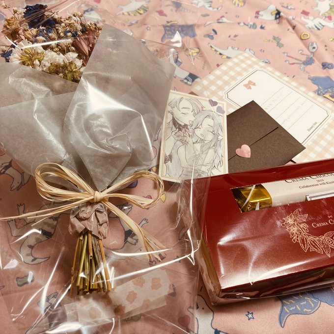 お友達のらせつけいさんとチョコ交換したんですけどちょっと嬉しすぎたので見てもらってもいいですか!?!?!? 