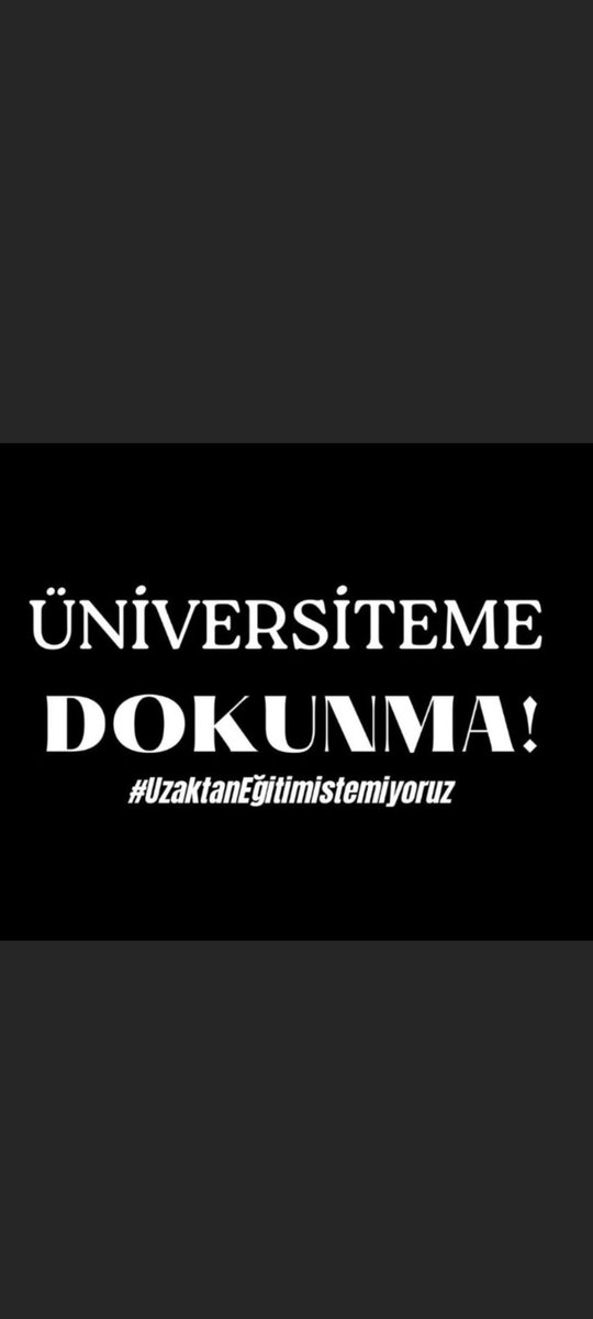 #uzaktan eğitim istemiyoruz.  Öğretmenler olarak bizim de iyileşmek için öğrencilerimize ihtiyacımız var. Bizi evlere kapatmayın.