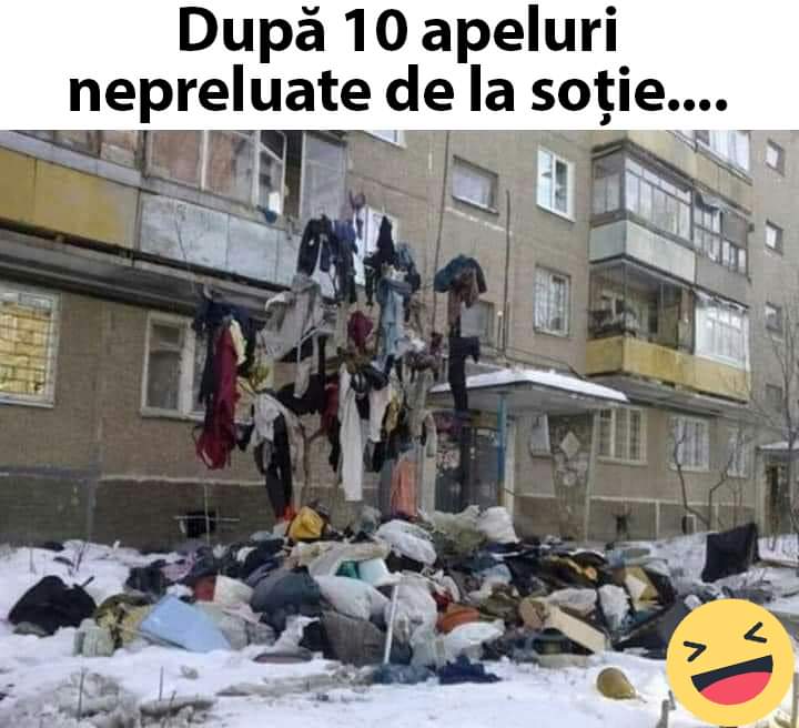 Bună dimineața!
Pentru cei însurați 🤣🤣🤣