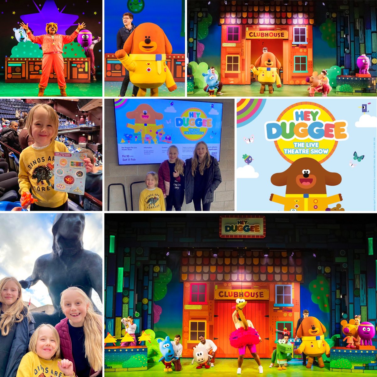 LeilaNottage's tweet photo. What a fun afternoon at the  @TRPlymouth watching  @heyduggeelive. We successfully gained our badges, took an out of this world (!) trip &amp; ended with a Duggee hug. Teddy’s fav was Roly, don’t tell the others!! #gifted #uktheatre #heyduggeelive #plymouth #theatre #liveshow https://t.co/ObnoPoxYl0